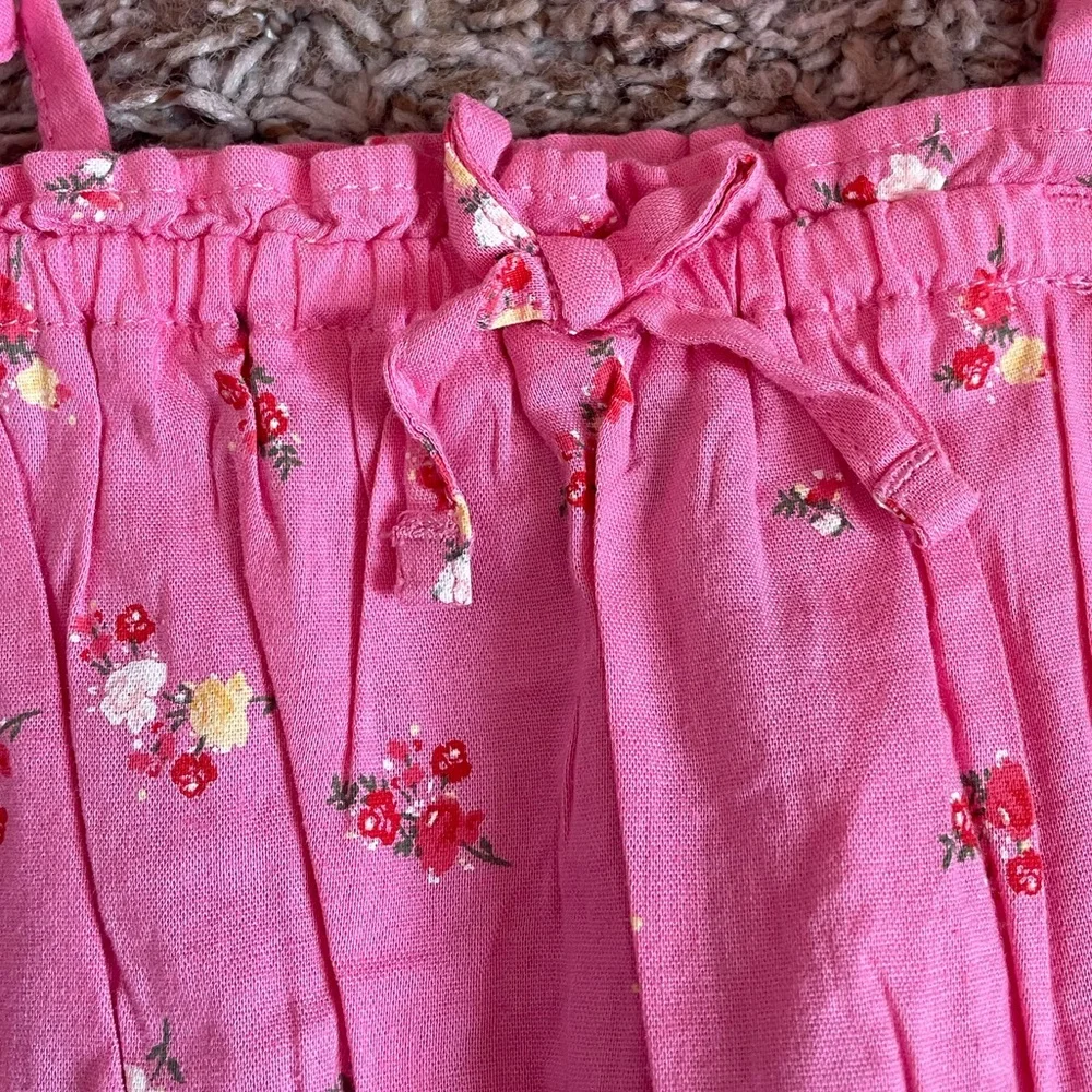 Old Navy Pink Floral tank Top NWT